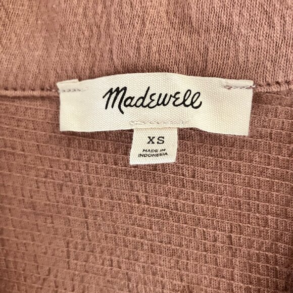 EUC Madewell Knit Lightspun Camp Shirt in Faded Earth, Sz XS - Picture 4 of 4